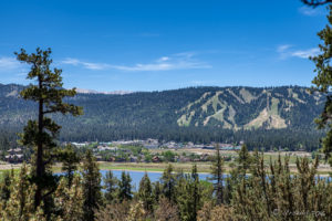Landscape: View over Big Bear from , Woodland Trail, San Bernardino National Forest, CA