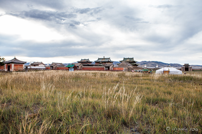Landscape: Inside Erdene-Zuu Monastery, Mongolia
