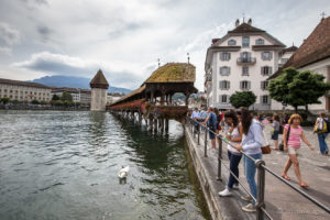 Chapel Bridge and the Water Tower, Lucerne
