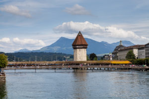 View of Lucerne from the Rathaussteg, Switzerland
