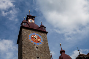 Altes Luzerner Rathaus - Old Lucerne City Hall clock tower, Switzerland