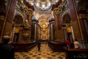 Inside Melk Abbey Church Austria