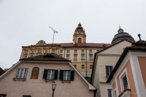 Melk Abbey from the Town, Austria