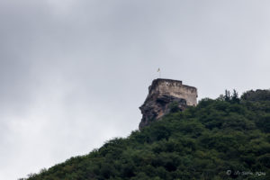 Aggstein Castle ruins on a Hilltop, Wachau, Austria