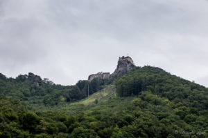 Aggstein Castle ruins on a Hilltop, Wachau, Austria