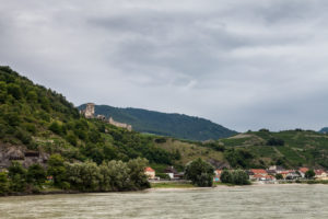 Spitz and the Hinterhaus Castle Ruins Wachau Austria