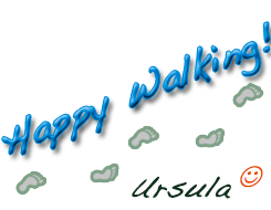 Text: Happy Walking!