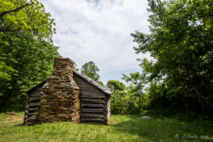 Trail Cabin, Blue Ridge Parkway, VA USA