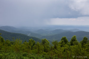 Rock Castle Gorge from the Blue Ridge Parkway, VA USA