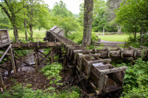 Water Flume, Mabry Mill, Blue Ridge Parkway, VA USA