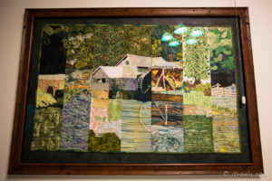 Tapestry in the Mabry Mill Center,