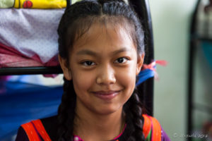 Lisu Girl in her Dorm, Chiang Mai District Thailand