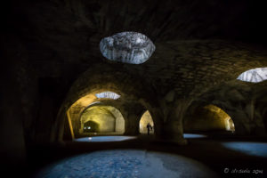 Dark interior of the Munot, Schaffhausen Switzerland