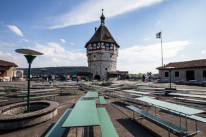 Top of the Munot tower, Schaffhausen Switzerland