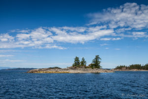 Islet in the Strait of Georgia