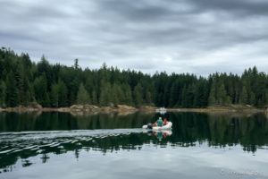Dinghy on Squirrel Cove, BC Canada