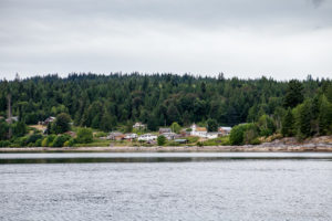 Squirrel Cove community, Cortes Island, BC Canada