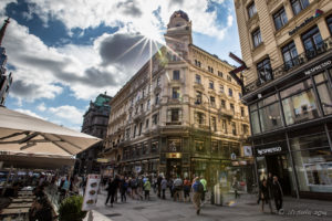 Plaza in the Sun, Old City Vienna Austria