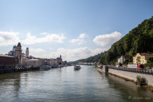 Boat on the Danube, Passau