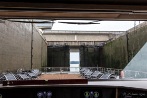 The Gates Open, Altenwörth Lock on the Danube, Austria