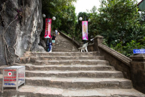 Stairs up the Water Mountain, Non Nuoc Village, Vietnam