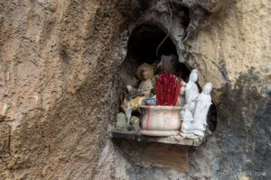 Kwan Yin (Quan Am) in a Niche, Marble Mountains, Vietnam