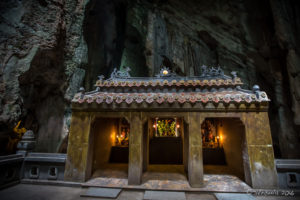 Shrine in a Cave, Hoa Nghiem Cave, Marble Mountains, Vietnam