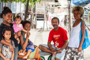 Family Group, Hanuabada Village, Papua New Guinea