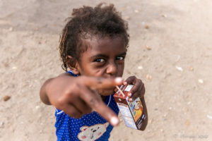 Motu child, Hanuabada Village, Papua New Guinea