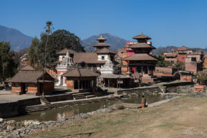 Panauti Temple on the river, Panauti Nepal