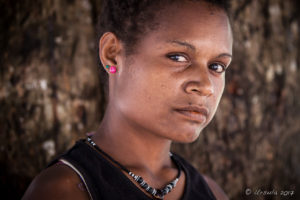 Portrait: Young Papuan woman, Maprik PNG