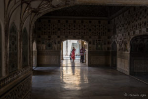 The Diwan-e-Khas (Hall of Private Audiences), Amer Palace, Jaipur India