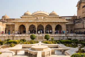 Courtyard Garden, Amer Palace, Jaipur India
