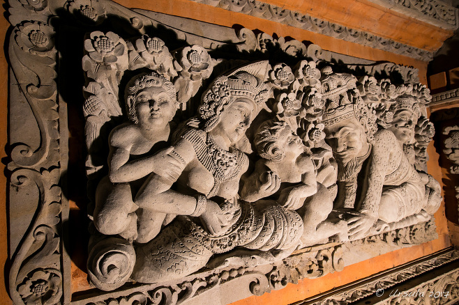 Decorative Wall Relief, Banjar Ubud Kelod, Bali