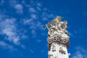 Plague Column in Buda Castle, Budapest Hungary