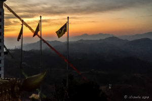 Sunrise over the Namo Buddha Hills, Nepal