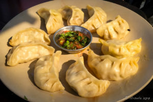Momos, Dhulikhel Height Resort, Nepal
