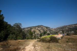 Dirt path over the hill, Dhulikhel to Nagarkot, Nepal