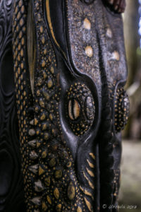 Wooden carved crocodile, Kanganaman Village, PNG