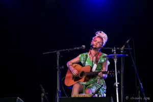 Molly Millington on stage, Bluesfest Byron Bay AU