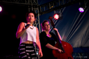 Caiti Baker on stage, Bluesfest Byron Bay AU