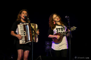 Elana Stone and Georgia Mooney on stage, Bluesfest Byron Bay AU