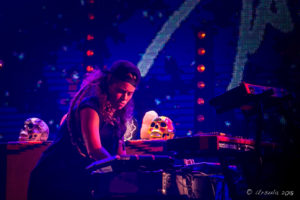 Tash Sultana on stage, Bluesfest Byron Bay AU