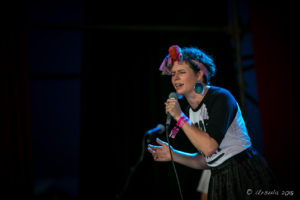 Leesa Gentz on stage, Bluesfest Byron Bay AU