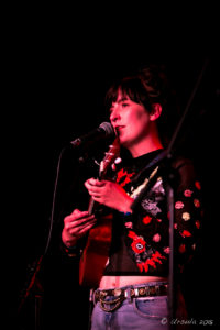 Hannah Crofts on stage, Bluesfest Byron Bay AU