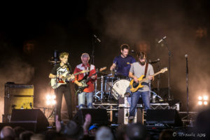 Mia Dyson in a Pirate hat on stage, Bluesfest Byron Bay AU