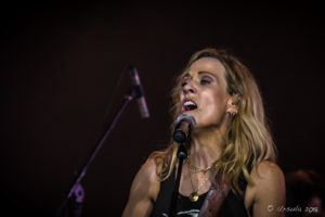 Portrait: Sheryl Crow on stage at Bluesfest Byron Bay AU