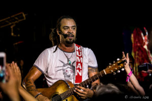 Michael Franti in the crowd at Bluesfest Byron Bay AU