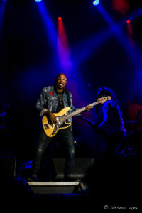 Carl Young on stage at Bluesfest Byron Bay AU