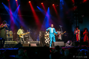 Youssou N'Dour on stage at Byron Bay Bluesfest 2018, AU